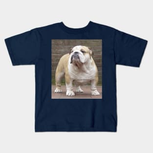 bulldog full third Kids T-Shirt